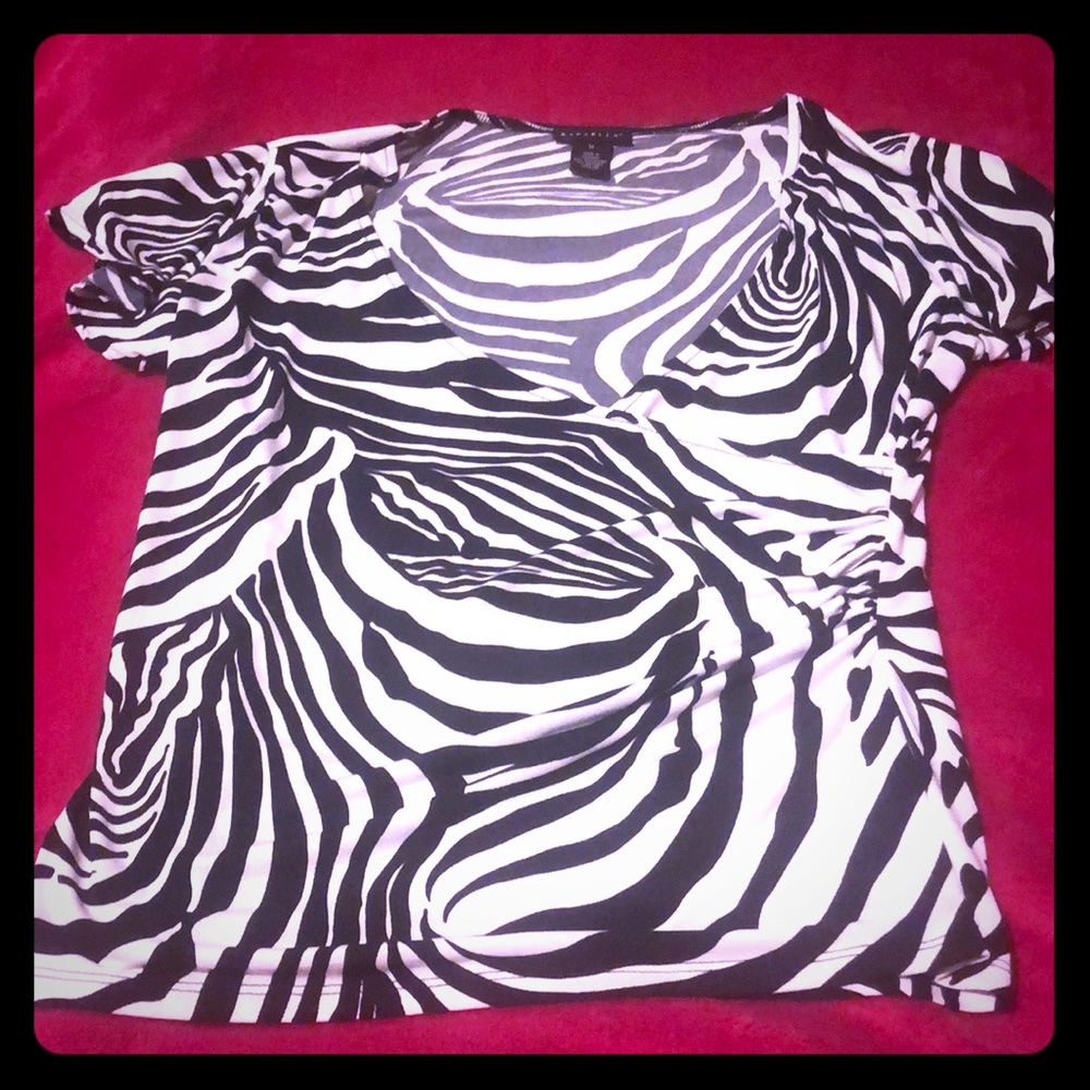 Rafaela women’s zebra blouse M